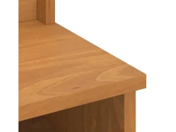 Perchero SANDNES 45x40x159,5 cm madera maciza de pino