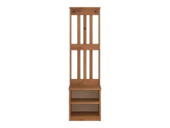 Perchero SANDNES 45x40x159,5 cm madera maciza de pino