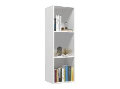 Pieter Estantería de libros/mueble TV madera contrachapada 36x30x114cm