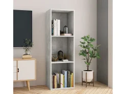 Pieter Estantería libros/mueble TV contrachapada hormigón 36x30x114cm