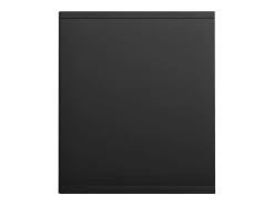 Pieter Estantería libros/mueble TV contrachapada negro 36x30x143 cm