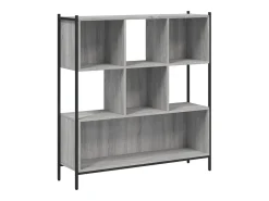 Épinay-sur-Seine Estantería madera de ingeniería gris Sonoma 102x28x172 cm