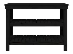 Prolenta Premium - Banco de trabajo de madera maciza de pino negro 110,5x50x80 cm