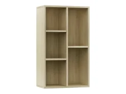 Prolenta Premium - Estantería/Aparador madera contrachapada color roble 50x25x80cm