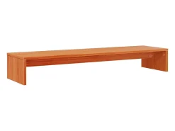 Prolenta Premium - Soporte de monitor madera maciza pino marrón cera 100x27x15 cm