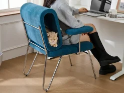 PRÈS - Sillón con Niche Integrada para Gatos, Ergonómico y Resistente a los Arañazos - Para Oficina en Casa y Sala de Estar