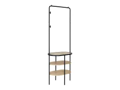 Puerta de guardarropa de metal y madera L60 x H180 cm WILKO