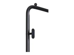 Puerta de guardarropa de metal y madera L60 x H180 cm WILKO