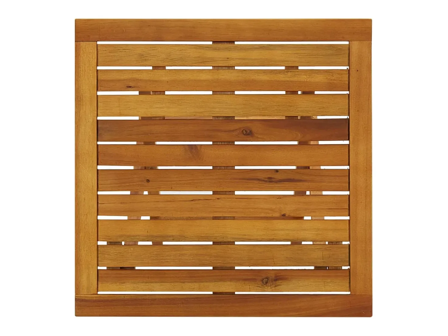 Qalvin Mesa para terraza bistró madera maciza de acacia 46x46x47 cm