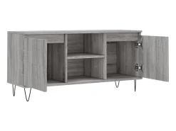 Ragnfrid Mueble de TV madera de ingeniería gris Sonoma 104x35x50 cm
