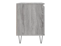 Ragnfrid Mueble de TV madera de ingeniería gris Sonoma 104x35x50 cm