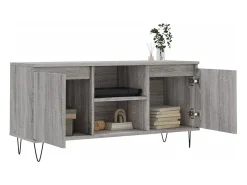 Ragnfrid Mueble de TV madera de ingeniería gris Sonoma 104x35x50 cm