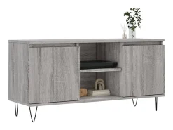 Ragnfrid Mueble de TV madera de ingeniería gris Sonoma 104x35x50 cm