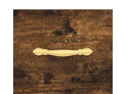 Ravy Mueble de TV madera de ingeniería roble ahumado 102x36x50 cm