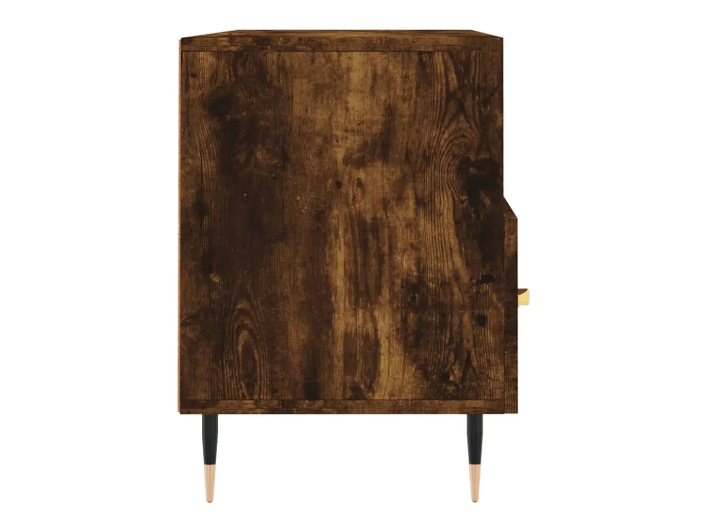 Ravy Mueble de TV madera de ingeniería roble ahumado 102x36x50 cm