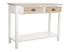 Recibidor De Madera 2 Cajones