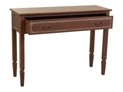 Recibidor De Madera Con 2 Cajones Marron