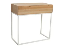 Recibidor de madera marrón