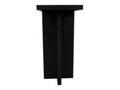 Recibidor de madera negro