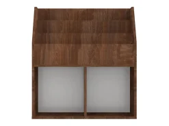 Revistero niños madera contrachapada marrón roble 71x30x78,5 cm