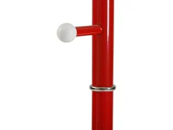 Ruan Perchero de Pie de Estilo Minimalista, Rojo, 173x28x28cm