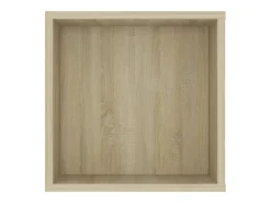 Ryno Mueble pared TV madera contrachapada roble Sonoma 102x35x35 cm