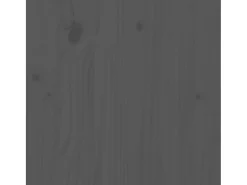 Seliron Mueble de TV madera maciza de pino gris 80x35x40,5 cm