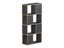 Separador de ambientes antracita/roble 60x24x124.5 eneos