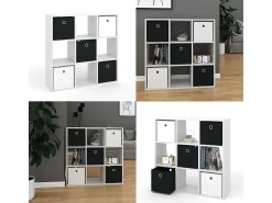 Separador de ambientes blanco 82.8x26x82.8 hylda