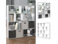 Separador de ambientes blanco 131.6x29x143 pilar
