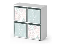 Separador de ambientes blanco 72.6x29x72 tetra