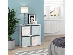 Separador de ambientes blanco 72.6x29x72 tetra