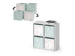 Separador de ambientes blanco 72.6x29x72 tetra