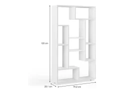 Separador de ambientes blanco 70.2x20.1x120 domus