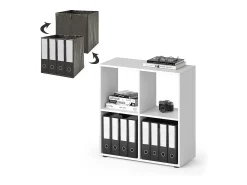 Separador de ambientes blanco 72.6x29x72 tetra