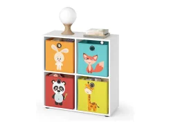 Separador de ambientes blanco 72.6x29x72 tetra