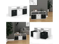 Separador de ambientes blanco 84.4x26x39 hylda