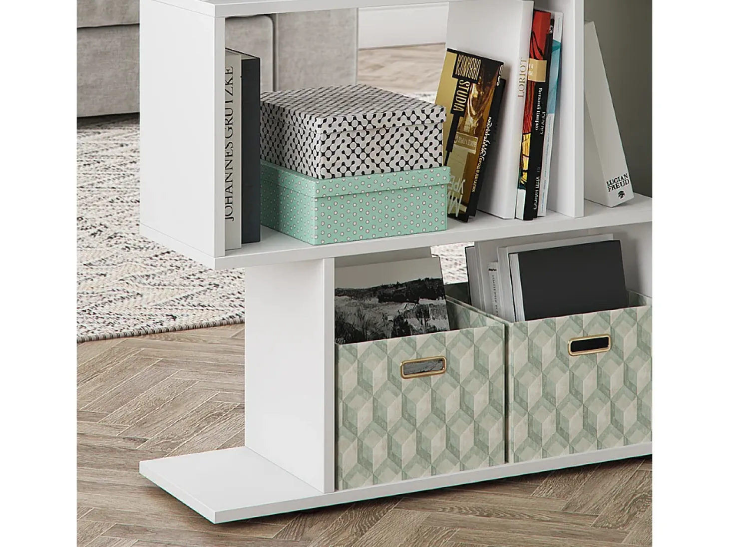 Separador de ambientes blanco 70x23.8x97.4 levio