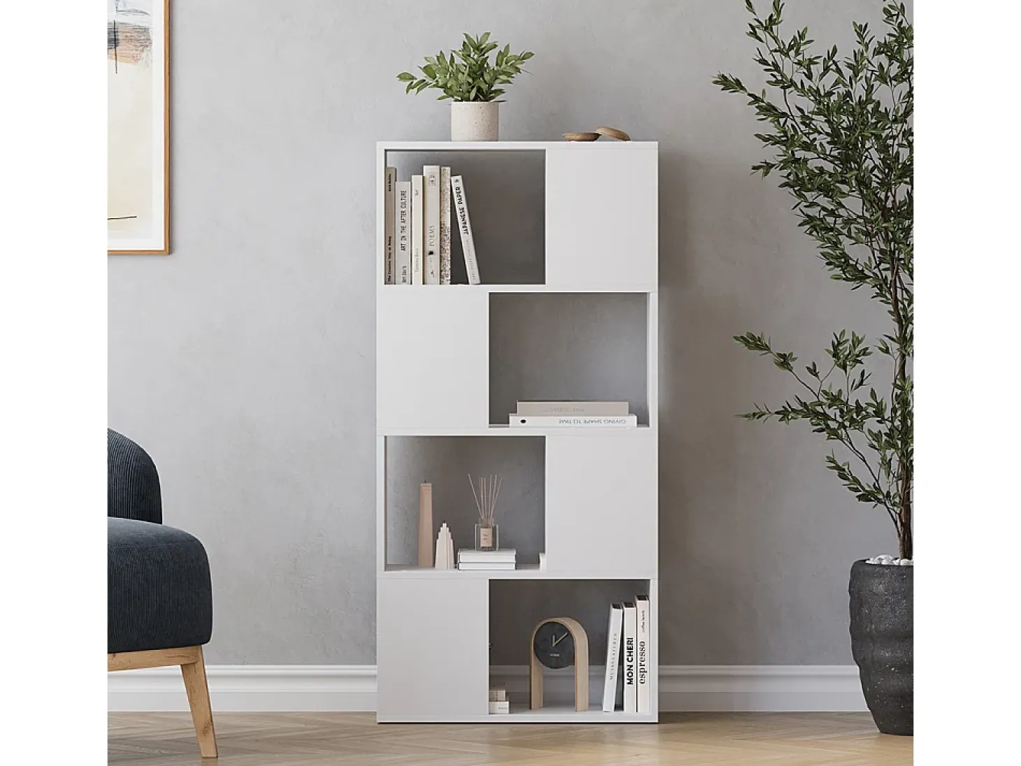 Separador de ambientes blanco 60x24x124.5 eneos