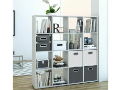 Separador de ambientes blanco 138.5x29x142.5 karree