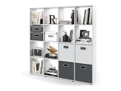 Separador de ambientes blanco 138.5x29x142.5 karree
