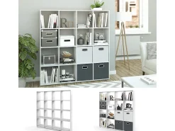 Separador de ambientes blanco 138.5x29x142.5 karree