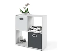 Separador de ambientes blanco 72.6x29x72 tetra