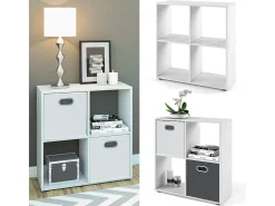 Separador de ambientes blanco 72.6x29x72 tetra