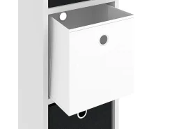 Separador de ambientes blanco 28.4x26x82.8 hylda