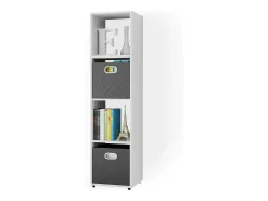 Separador de ambientes blanco 142.5x33x36.2 ludus