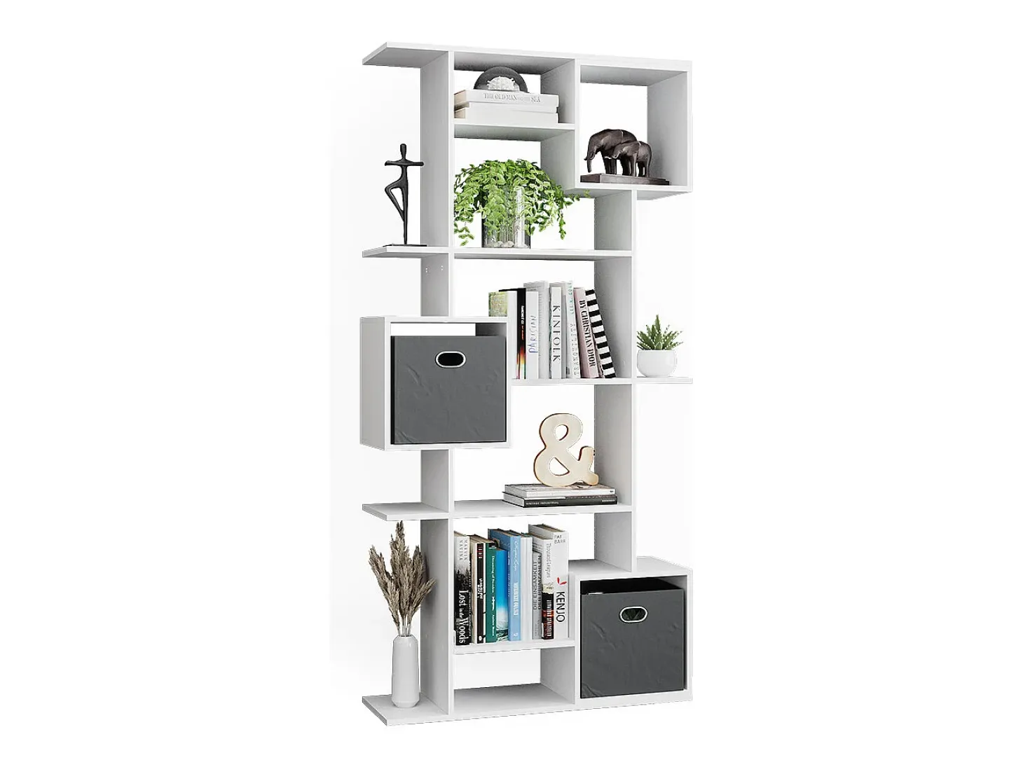 Separador de ambientes blanco 92x29x187.7 cube