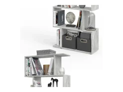 Separador de ambientes gris 70x23.8x192.2 levio