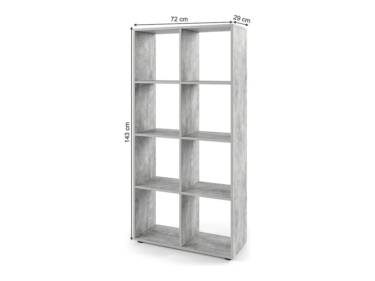 Separador de ambientes hormigón 143x29x72 scutum