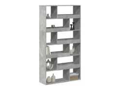 Separador de ambientes madera gris hormigón 100x33x187,5 cm